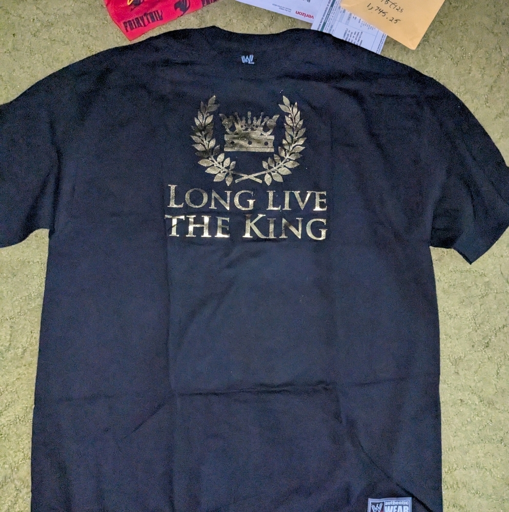 WWE Jerry The King Lawler T-Shirt - Long Live The King
